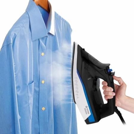 Утюг Vitek VT-8329 черный/белый/синий