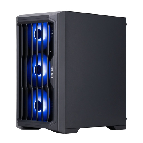 Корпус 1STPLAYER Bullet Hunter H2 ARGB Black (H2-BK-4F7) / mATX / 4x120mm ARGB fans