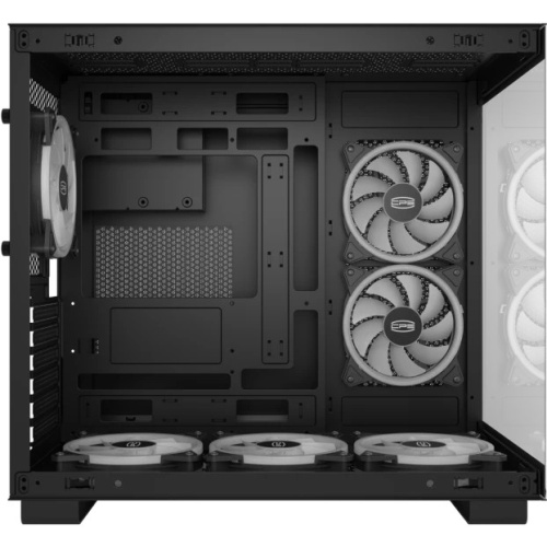 Корпус PcCooler C3T500 ARGB BK без БП, Midi-Tower, TG, 6x120mm 1xUSB-C 3.1 + 2xUSB-A 3.0, ATX, mITX Black