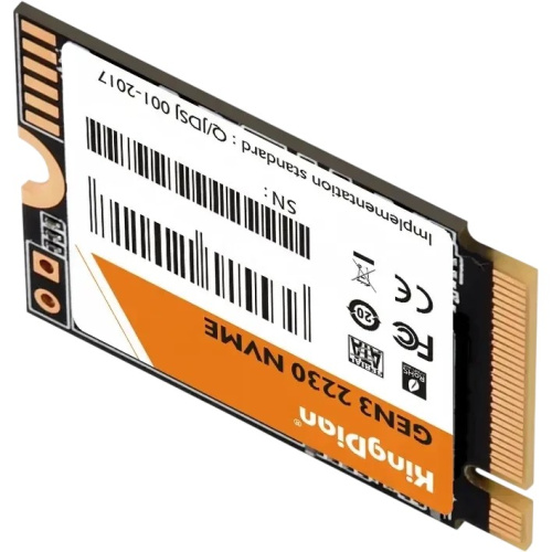 SSD KingDian G33 (G33 NVME M.2-512GB) 512Gb, M.2 2230, PCI-E 3.0 x4, 1730/1300MBs, NVMe, 300TBW