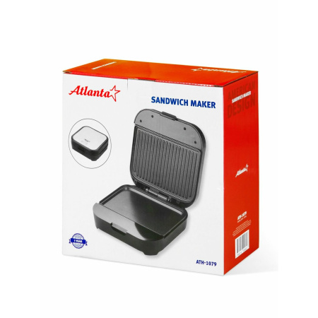 Сэндвичница Atlanta ATH-1079 черный