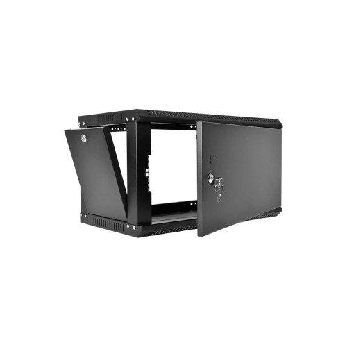 Шкаф коммутационный ЦМО ШРН-6.350.1-9005 настенный 6U 600x350мм черный