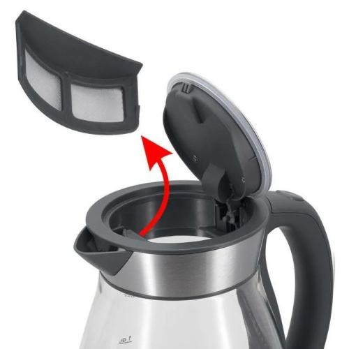 Чайник MAUNFELD MFK-634G.SP стекло прозрачное