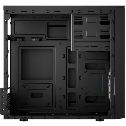 Корпус CBR RD873 (PCC-MATX-RD873-WPSU) mATX Minitower, без БП, 2*USB 2.0, HD Audio+Mic, кабель питания 1.2м, Black