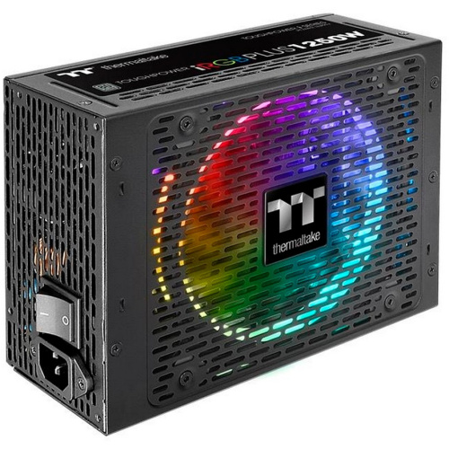 Блок питания Thermaltake Toughpower iRGB Plus (PS-TPI-1250F3FDTE-1)1250W Titanium/Fully Modular/Riing Duo/Digital/80 Plus Titanium/EU