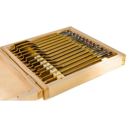 Набор сверл перовых по дереву MATRIX 70442 6-25 мм