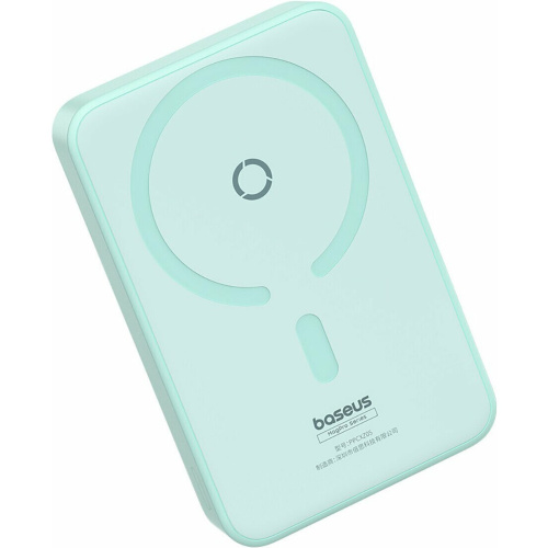 Портативное зарядное устройство Baseus P10064101333-00 MagPro Peppermint Blue