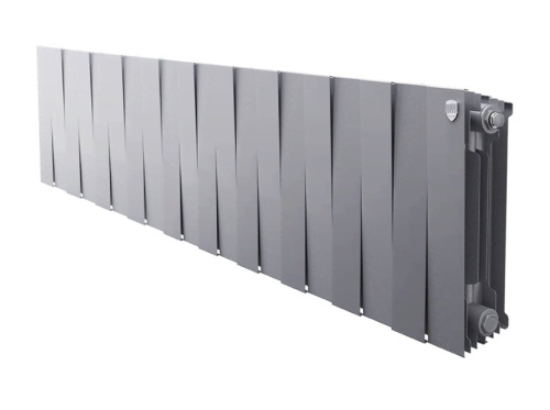 Биметаллический радиатор отопления  Royal Thermo Pianoforte 300 20 Секций Silver Satin