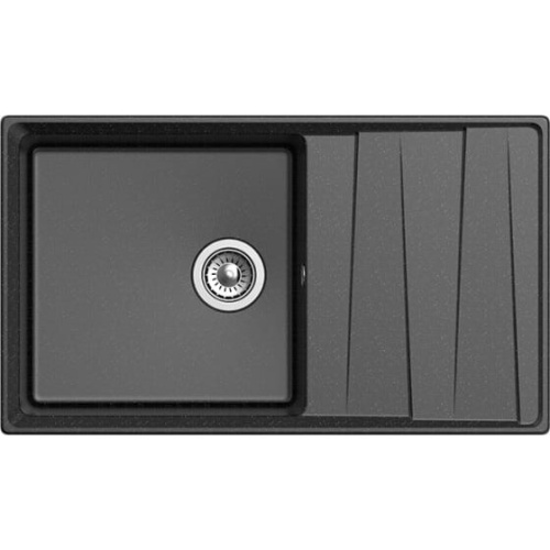 Мойка GranFest Level GF-LV-860L мрамор, черный