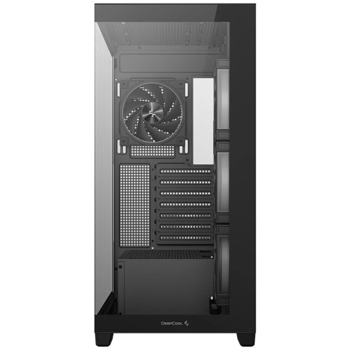 Корпус Deepcool CG580 4F V2 без БП, боковое окно (панорама), 4x120mm ARGB PWM вентилятора, черный, ATX