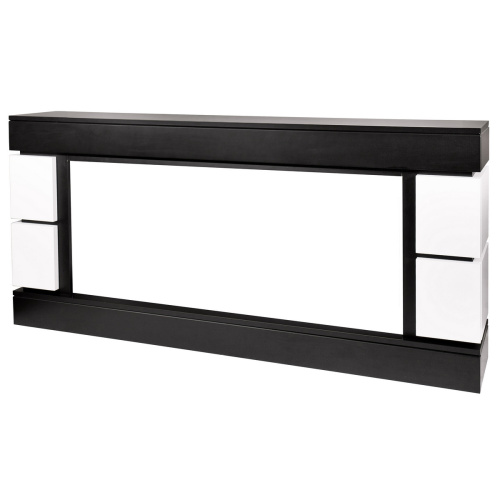 Портал каминный из МДФ RealFlame Denver 42/BV черный, под очаги Beverly 1000 и Saphir 42