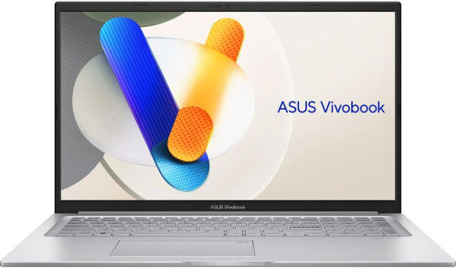 Ноутбук ASUS Vivobook 17 X1704VA-AU893 17.3", IPS, Intel Core i3 1315U 1.2ГГц, 6-ядерный, 16ГБ DDR4, 512ГБ SSD, Intel UHD Graphics, без операционной системы, серебристый [90nb10v1-m00ww0]