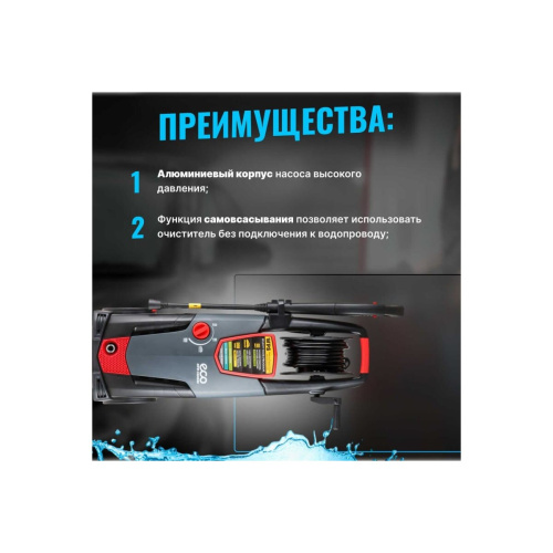 Мойка высокого давления ECO HPW-1825RSE HPW1825RSE01