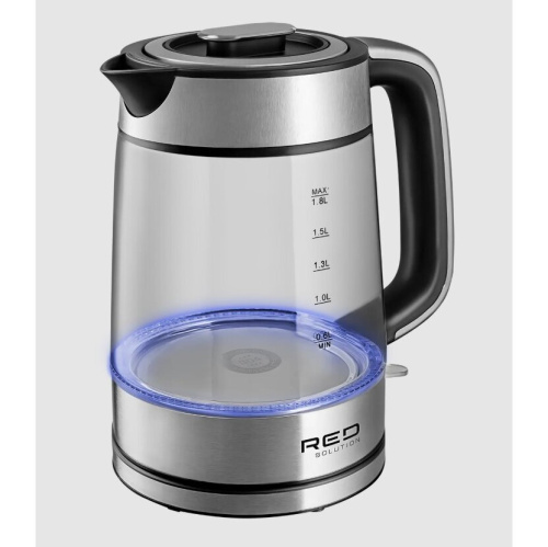 Электрочайник Red Solution G104 черный/серебристый